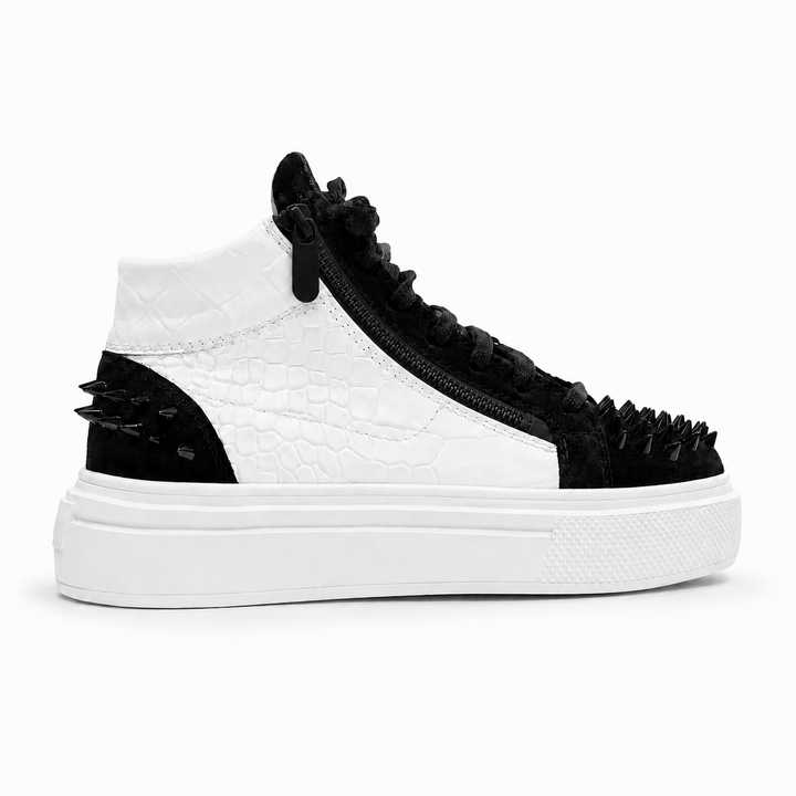 Sneakers Hi-Top, Piele, Vertex Bold