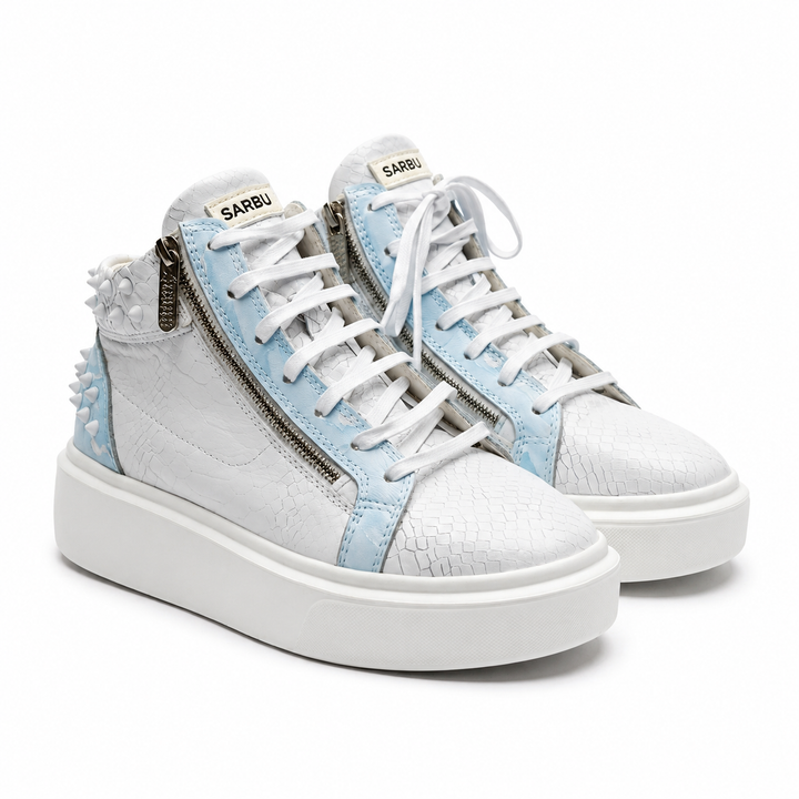 Sneakers Hi-Top, Piele, Frost Bite