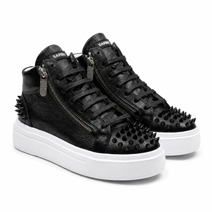 Sneakers Hi-Top, Piele, Urban Rib