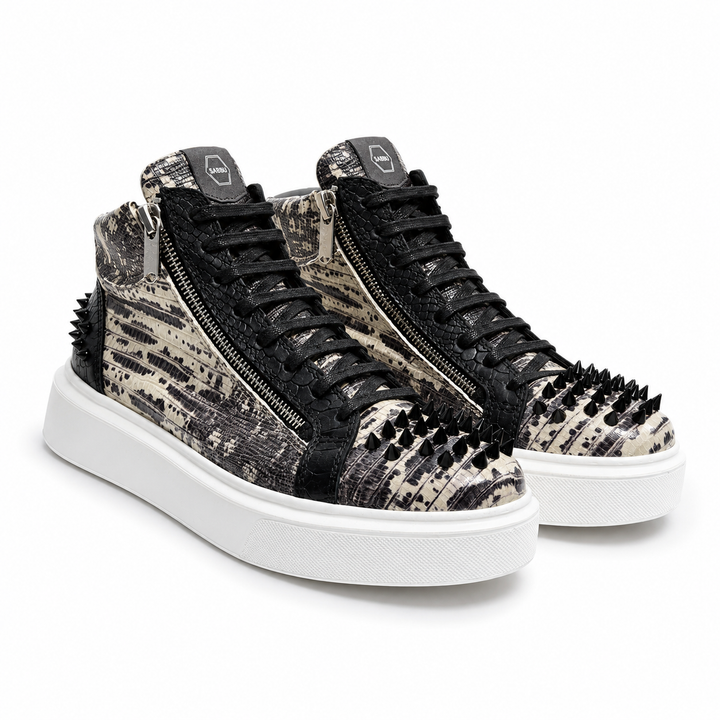 Sneakers Hi-Top, Piele, Iguana Reign
