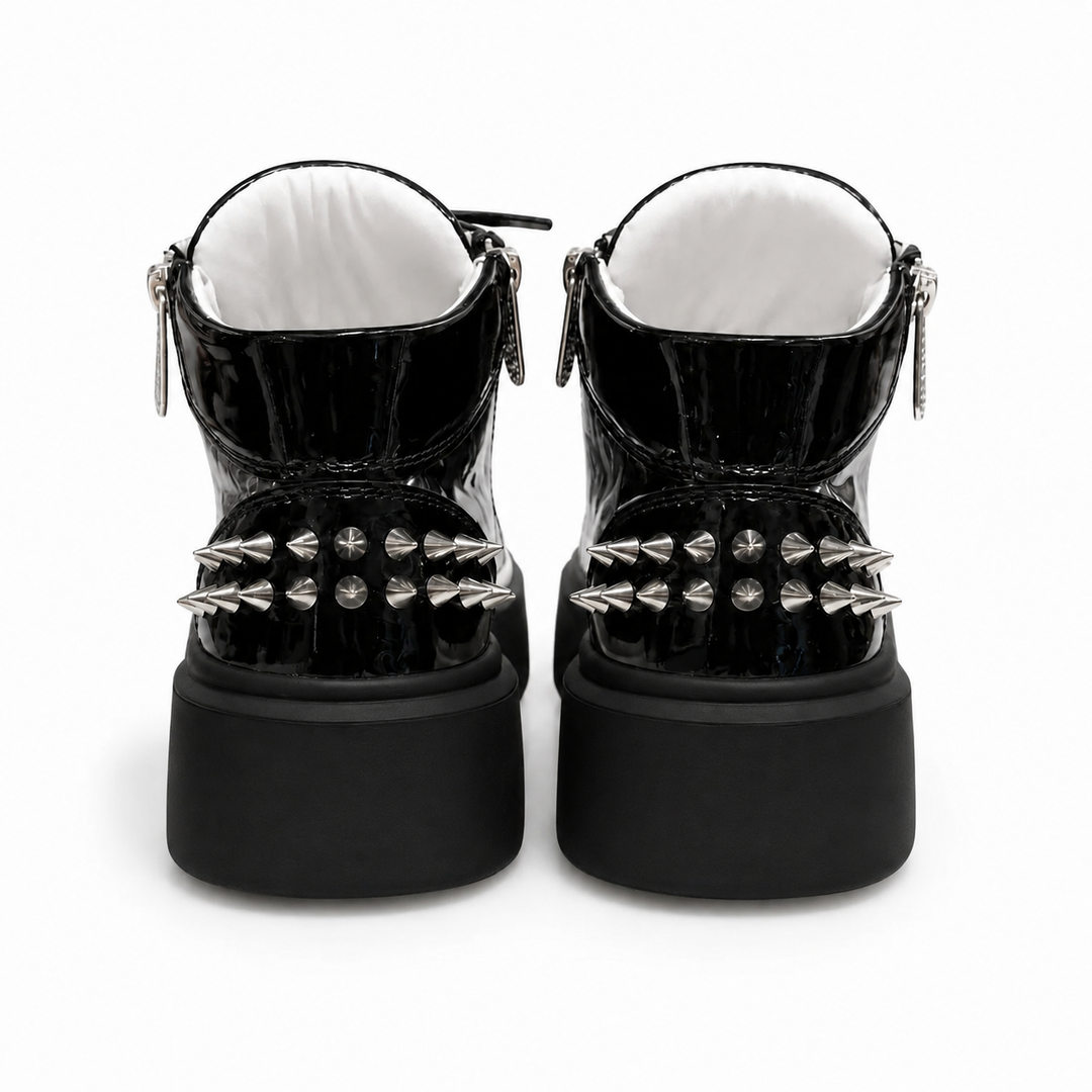 Sneakers Hi-Top, Piele, Bows&amp;Cash