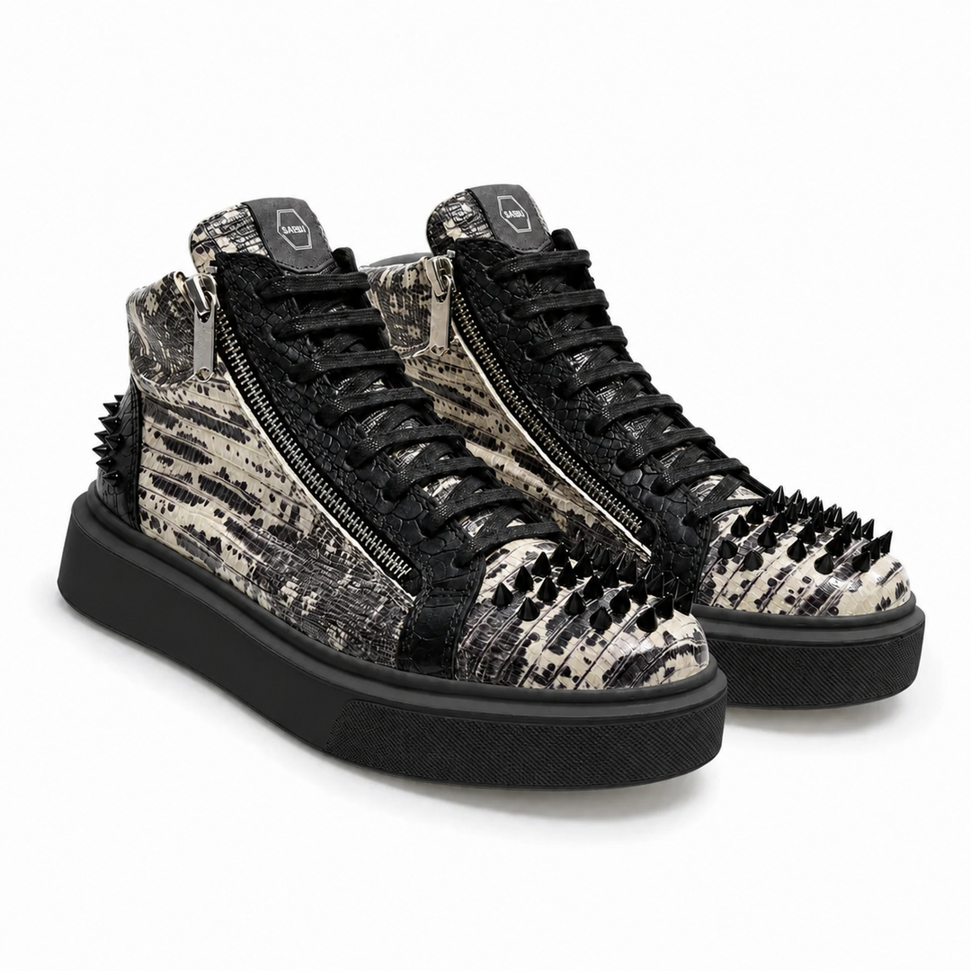 Sneakers Hi-Top, Piele, Iguana Reign