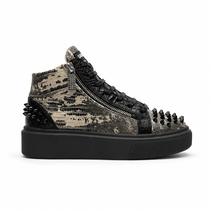 Sneakers Hi-Top, Piele, Iguana Reign