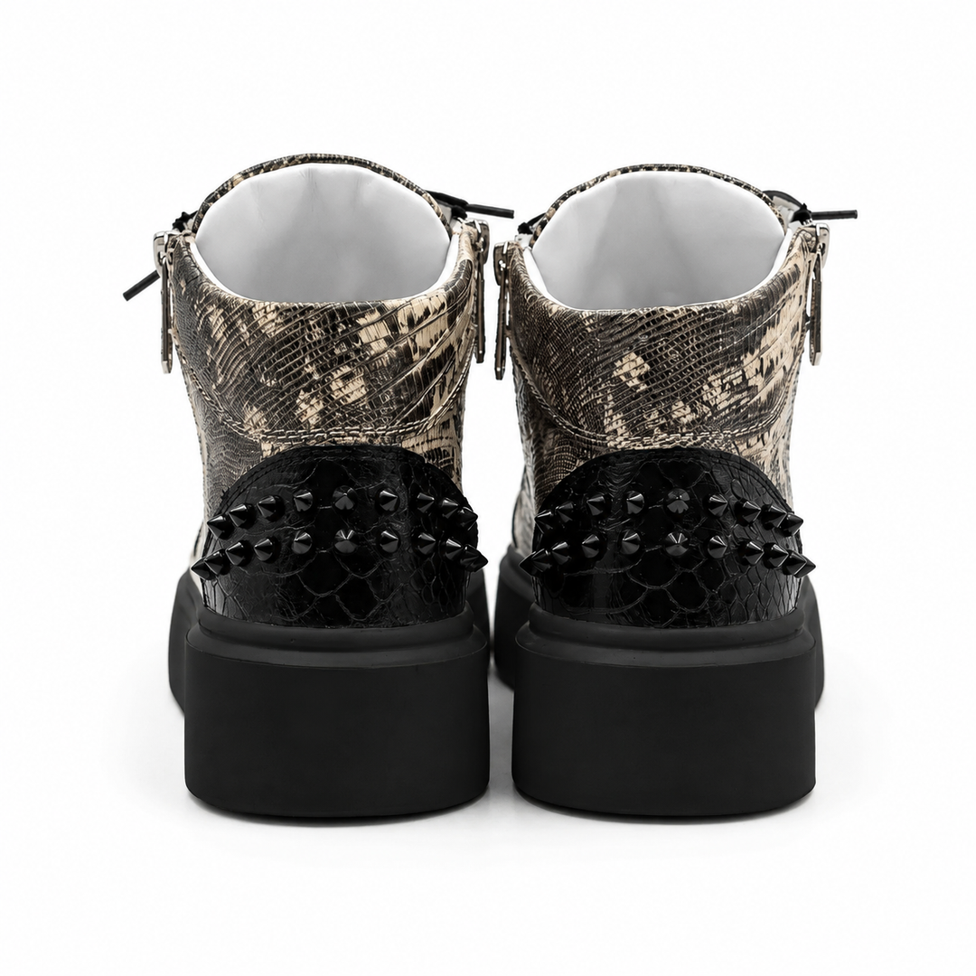 Sneakers Hi-Top, Piele, Iguana Reign