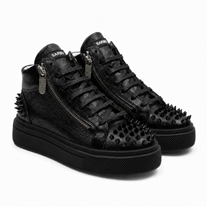 Sneakers Hi-Top, Piele, Urban Rib