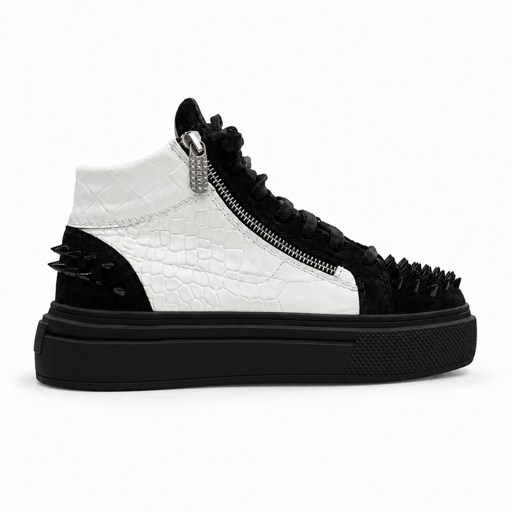 Sneakers Hi-Top, Piele, Vertex Bold