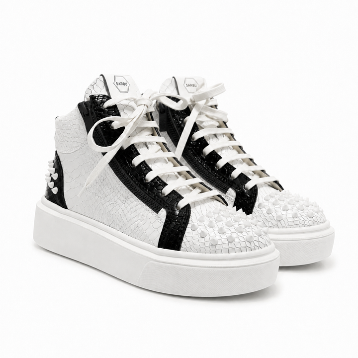 Sneakers Hi-Top, Piele, Crown Peak