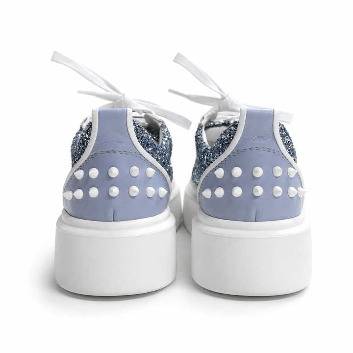 Sneakers Low-Top, Piele, Ice Stardust