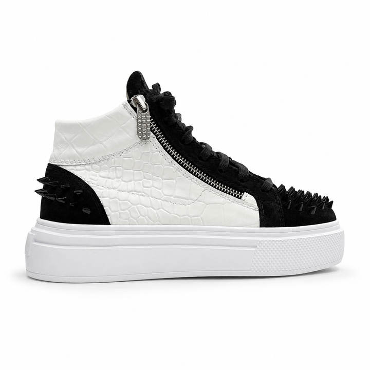 Sneakers Hi-Top, Piele, Vertex Bold