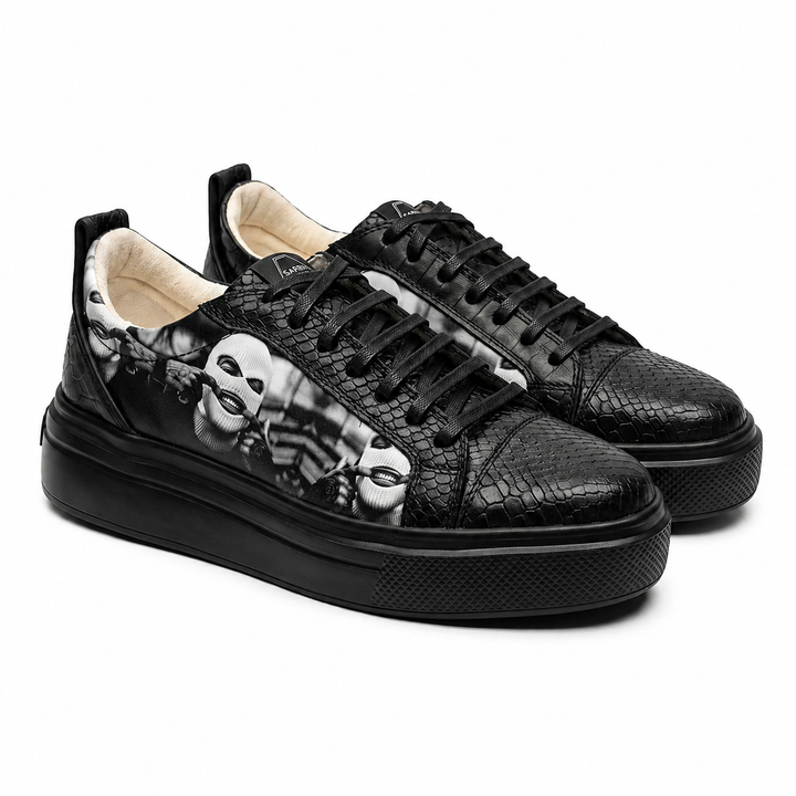 Sneakers Low-Top, Piele, Shadow Bandit