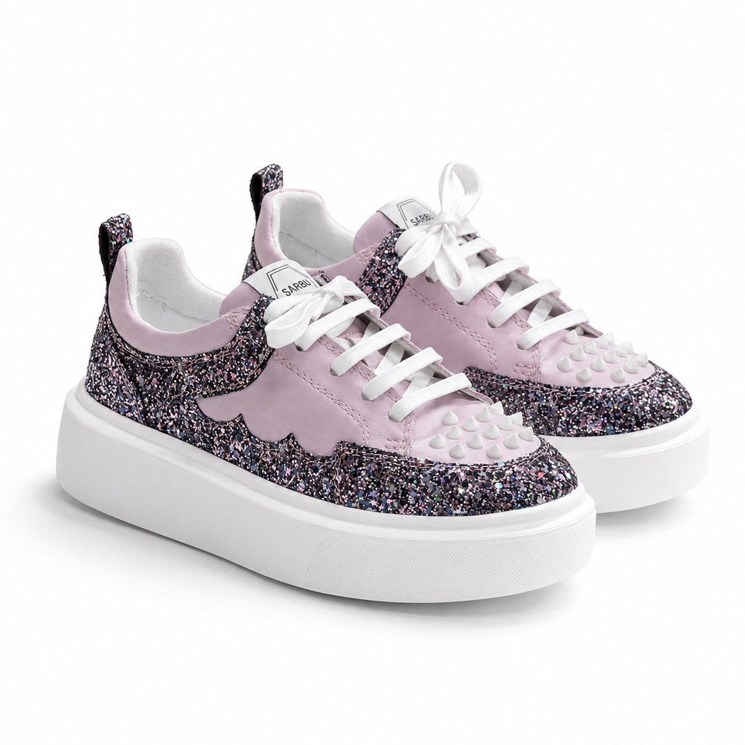 Sneakers Low-Top, Piele, Blush Stardust