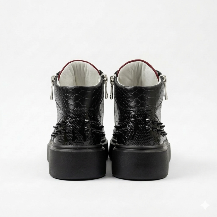 Sneakers Hi-Top, Piele, Obsidian Edge