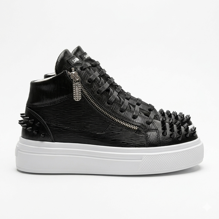 Sneakers Hi-Top, Piele, Urban Rib