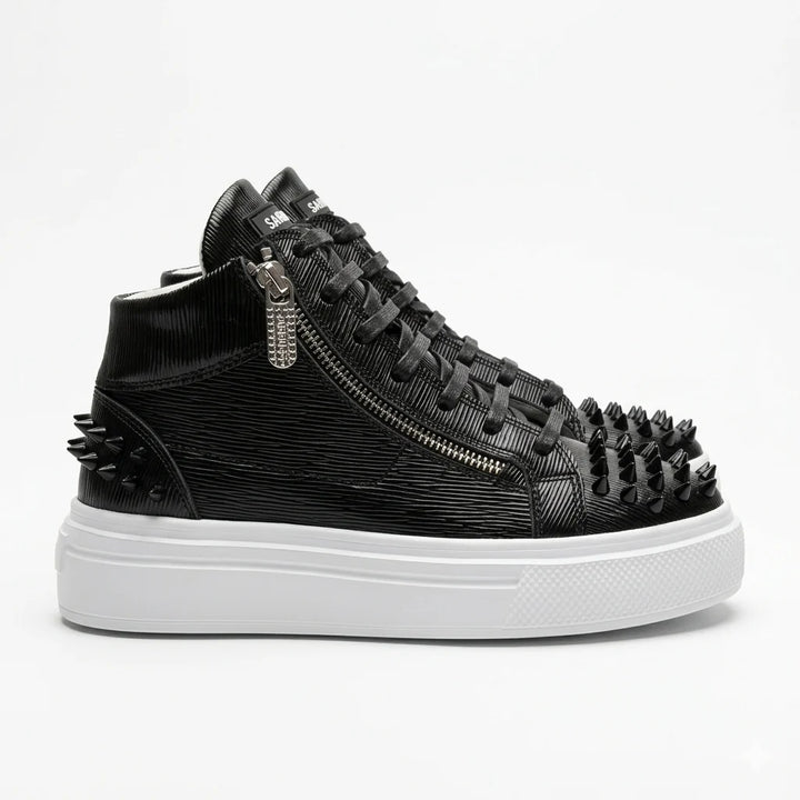 Sneakers Hi-Top, Piele, Urban Rib