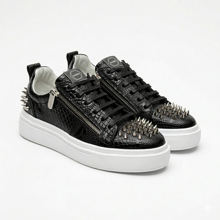 Sneakers Low-Top, Piele, Phantom