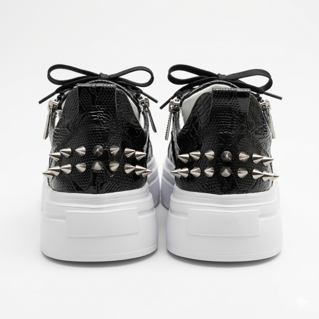 Sneakers Low-Top, Piele, Phantom