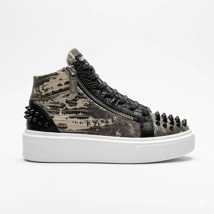 Sneakers Hi-Top, Piele, Iguana Reign