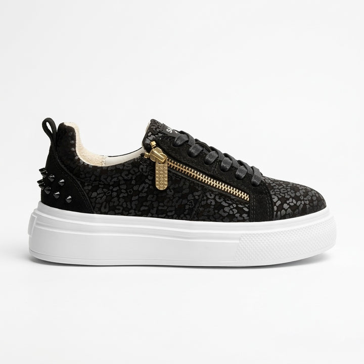Sneakers Low-Top, Piele, Dark Luxe