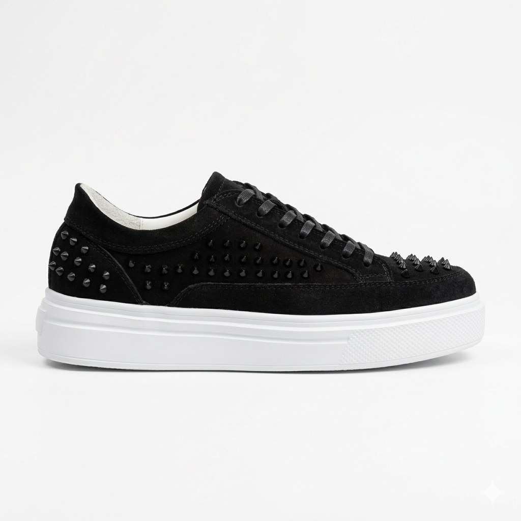 Sneakers Low-Top, Piele, Suede