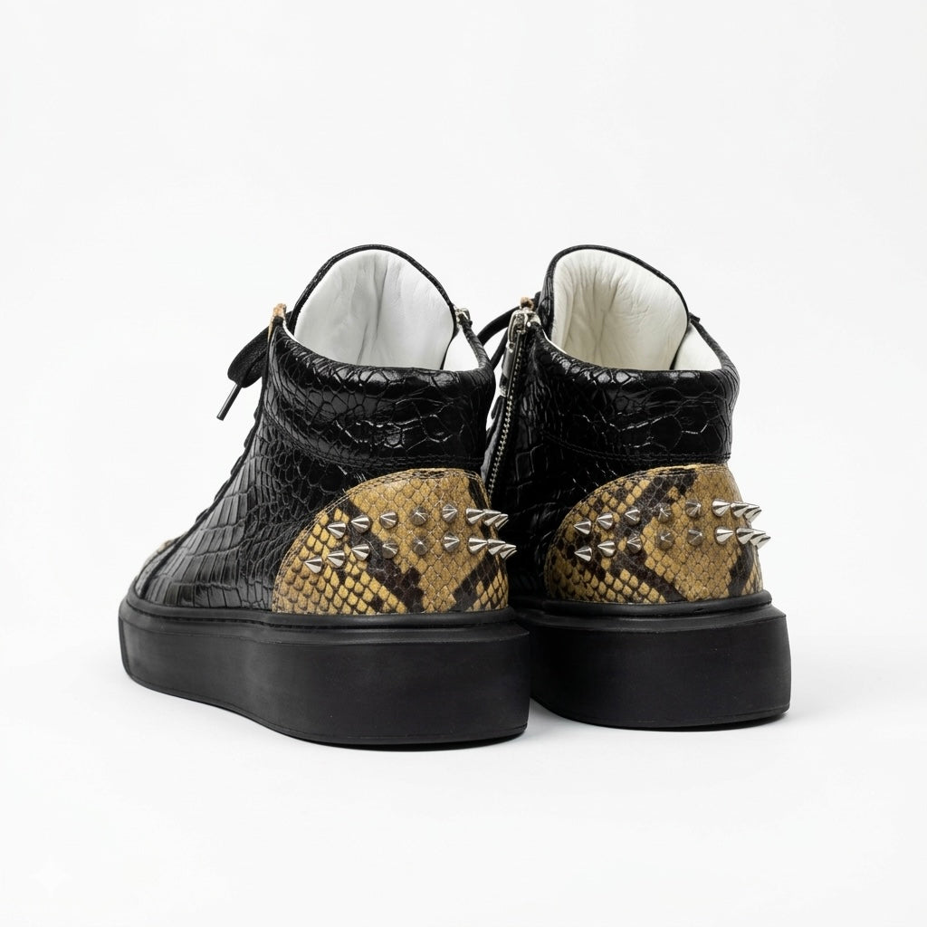 High Sneakers Dark Crown - Sarbu Atelier – sarbustore.ro