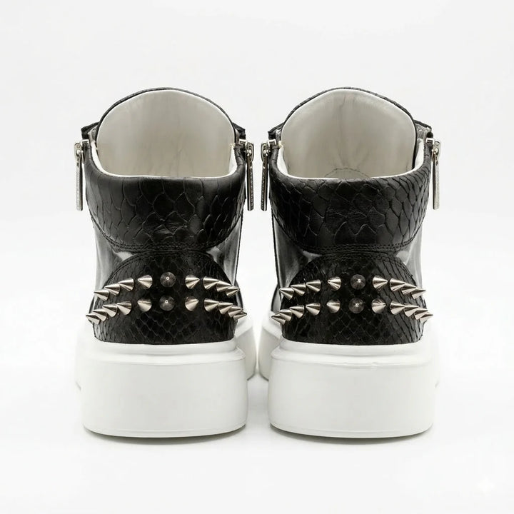 Sneakers Hi-Top, Piele, Rebel Spike