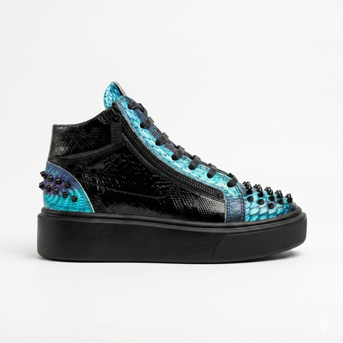 High Sneakers Obsidian Edge - Sarbu Atelier – sarbustore.ro