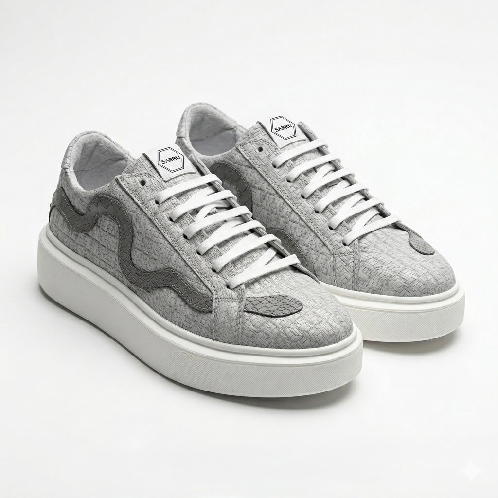 NEW Collection Snake Low Sneakers - "Ash Adder"