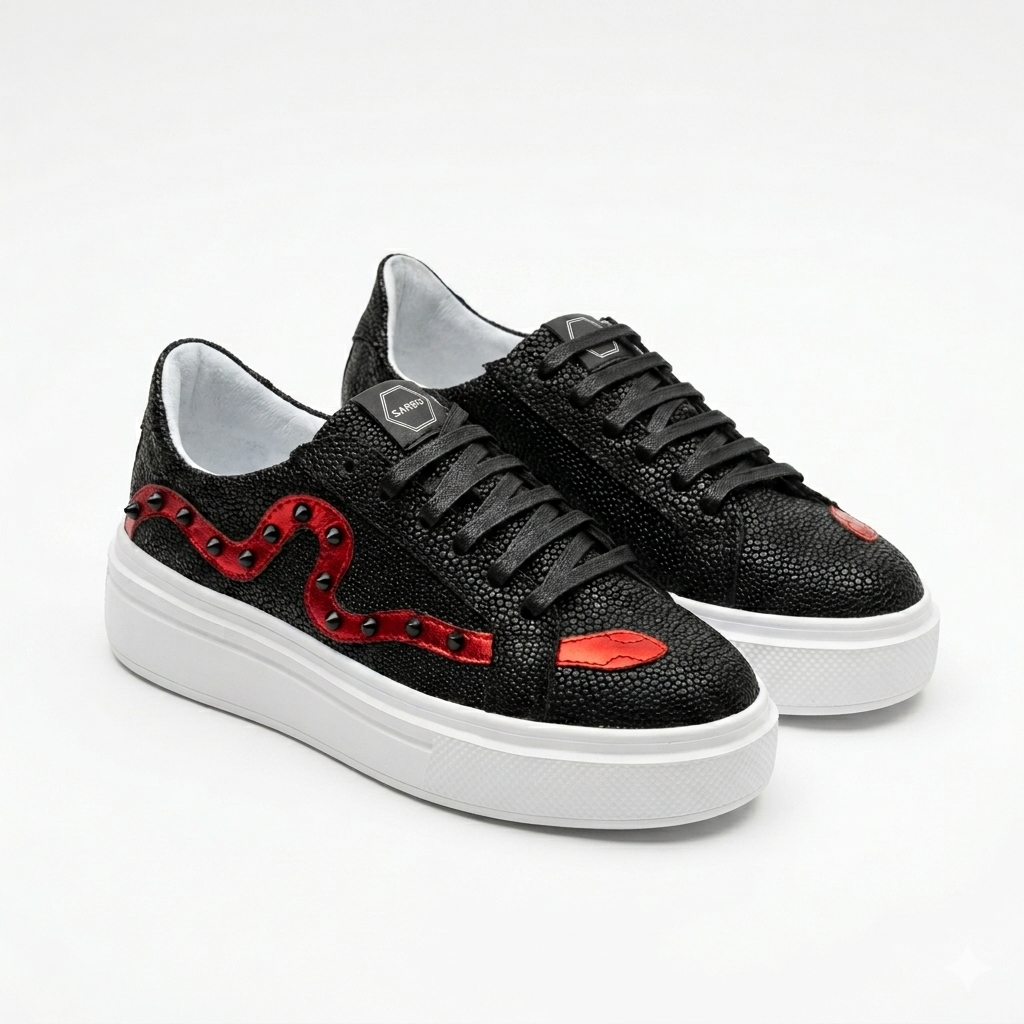 NEW Collection Snake Low Sneakers - "Bloodline Python"