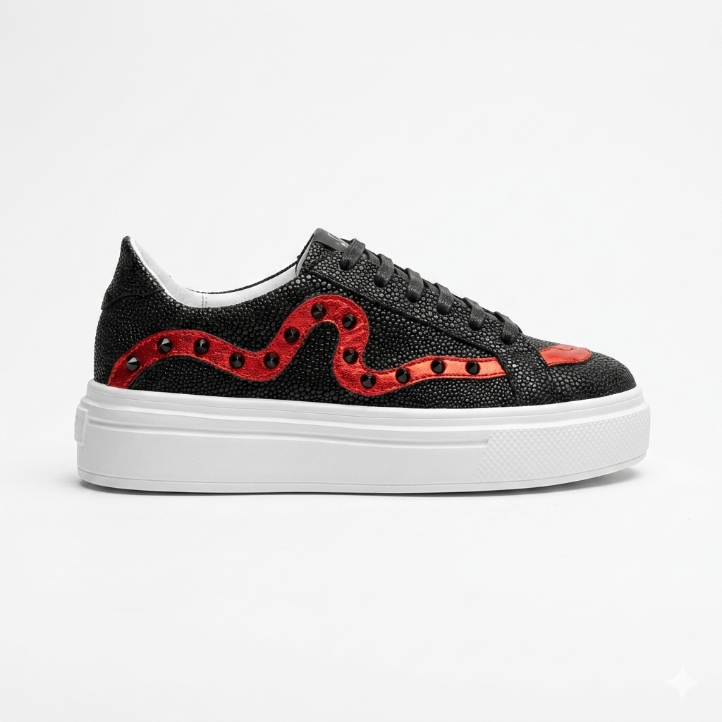 NEW Collection Snake Low Sneakers - "Bloodline Python"