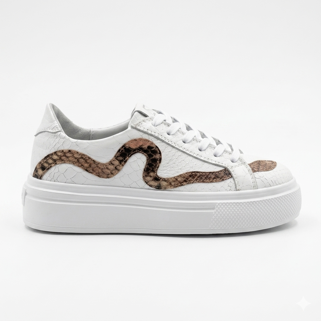 NEW Collection Snake Low Sneakers - "Sahara Wave"