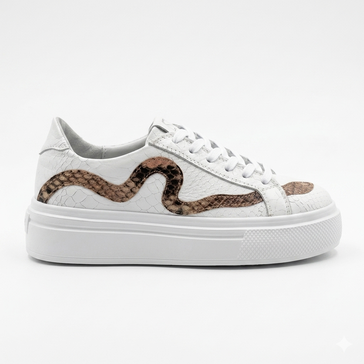 Sneakers Low-Top, Piele, Sahara Wave