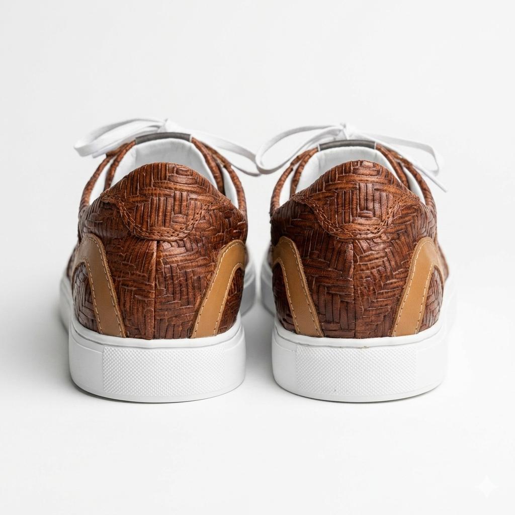 NEW Collection Snake Low Sneakers - "Caramel Serpent"