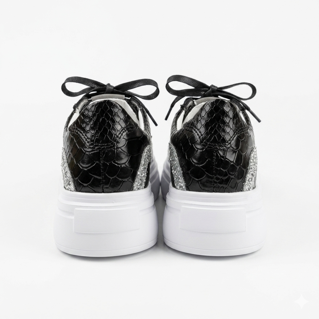 NEW Collection Snake Low Sneakers - "Stardust Cobra"