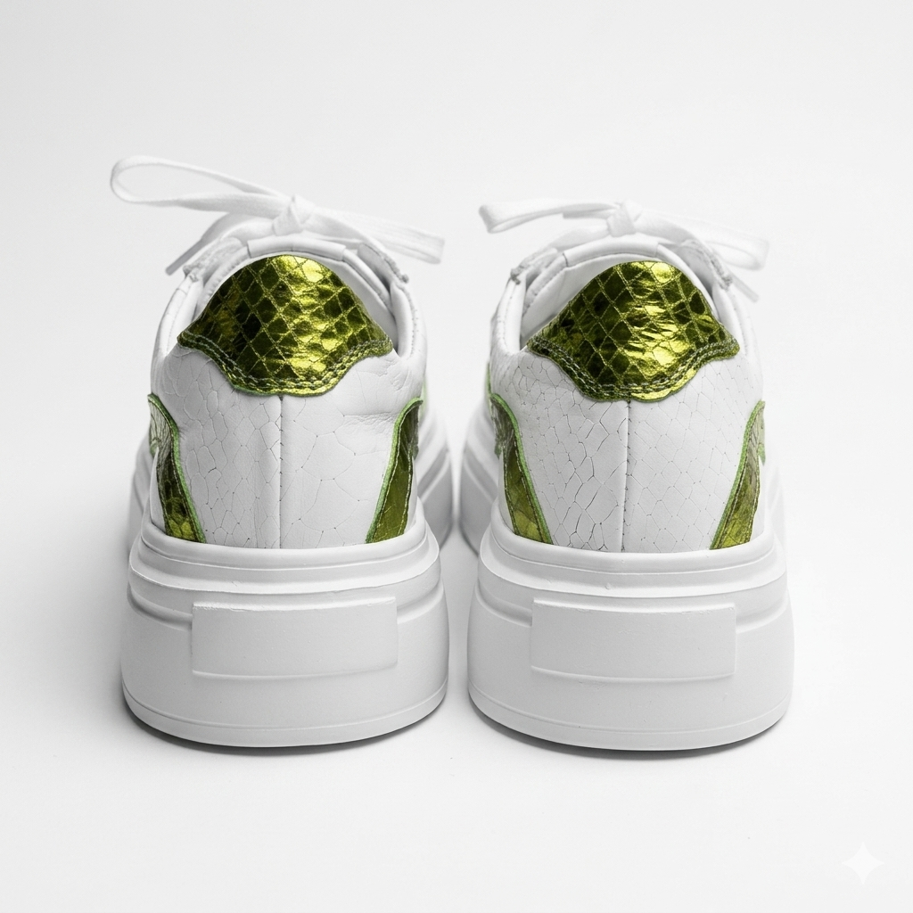 NEW Collection Snake Low Sneakers - "Acid Python"