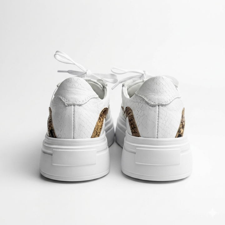 Sneakers Low-Top, Piele, Sahara Wave