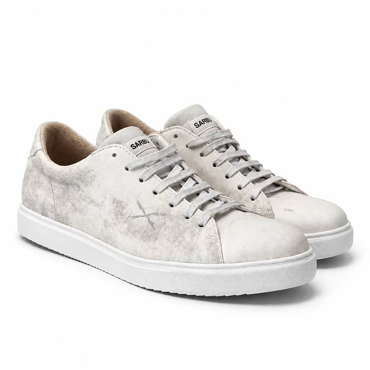 Sneakers Low-Top, Piele, Ivory Dust