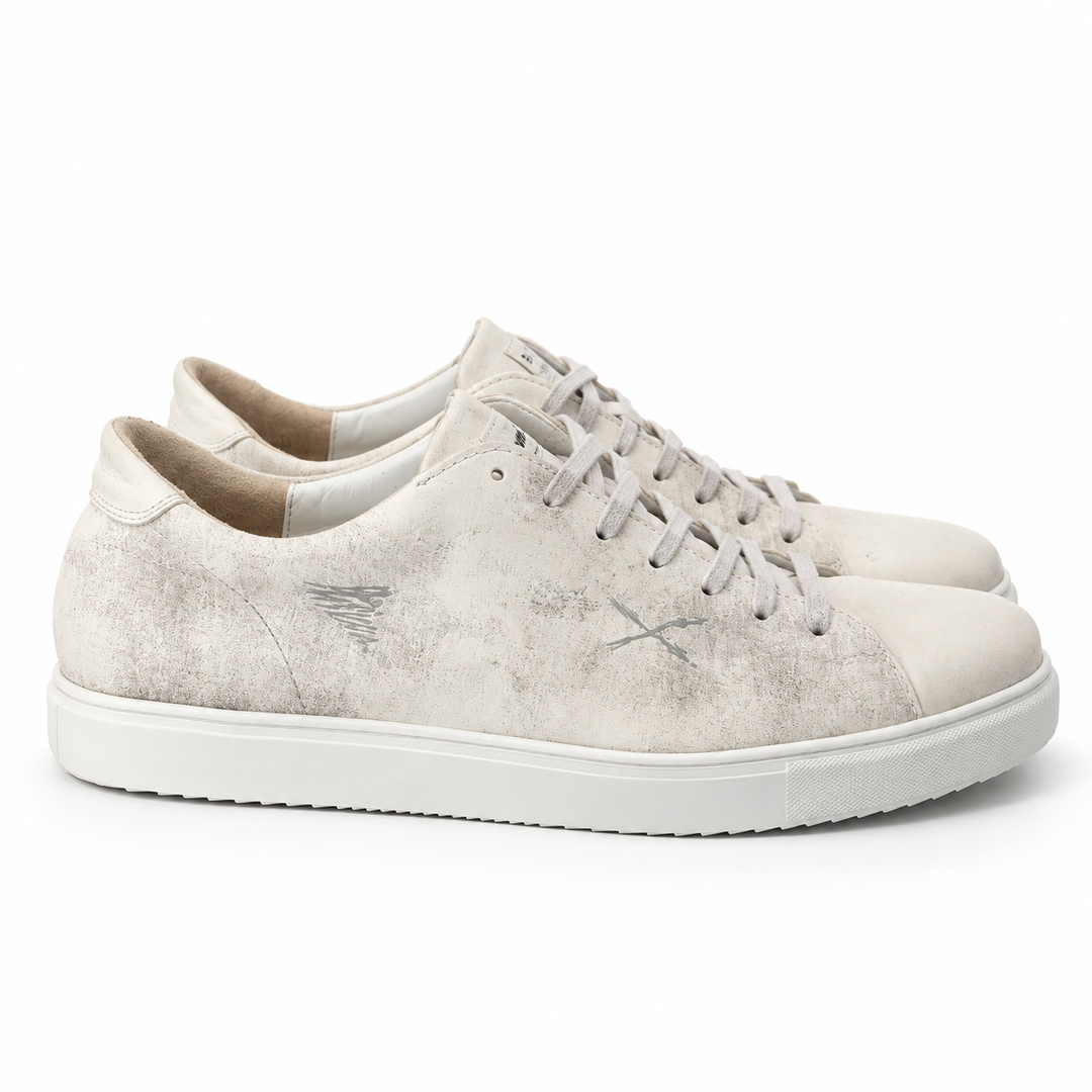 Sneakers Low-Top, Piele, Ivory Dust