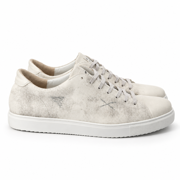 Sneakers Low-Top, Piele, Ivory Dust