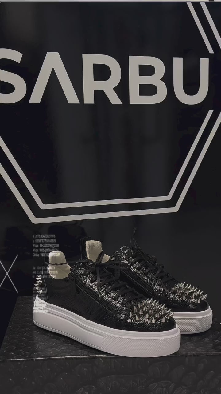 Sneakers Low-Top, Piele, Phantom